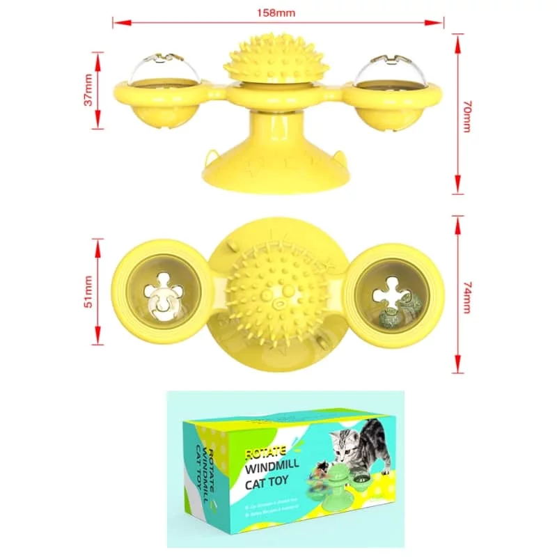 Brinquedo Interactivo Giratório Para Gato Odoldi® - Image 8