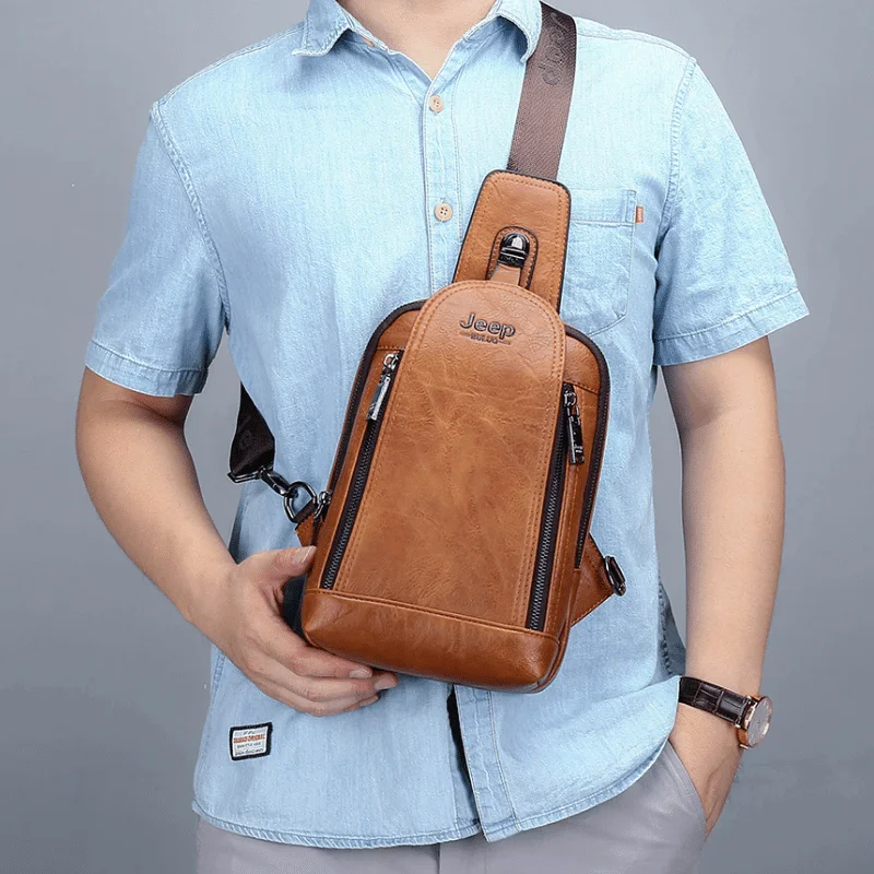 Bolsa Masculina Transversal Estilo Mensageiro Jeep Buluo® - Image 2