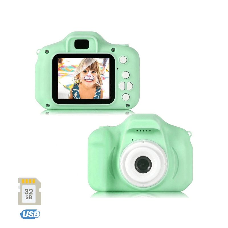 Câmera Fotográfica Digital Infantil Com 32Gb (cartão incluido)