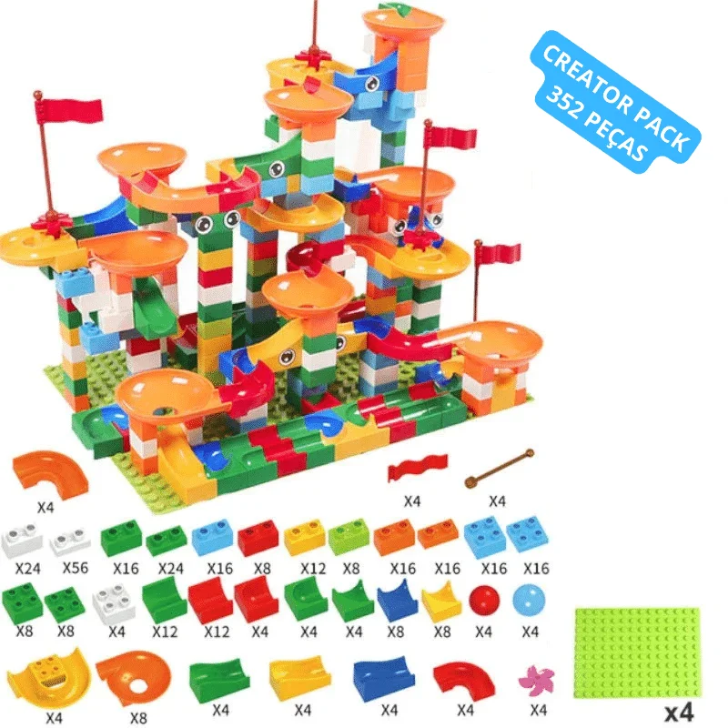 Blocos de Construção MarbleGo® Compatível com Lego® Duplo® (Brinquedo Para Crianças de 3 a 6 Anos) - Image 12