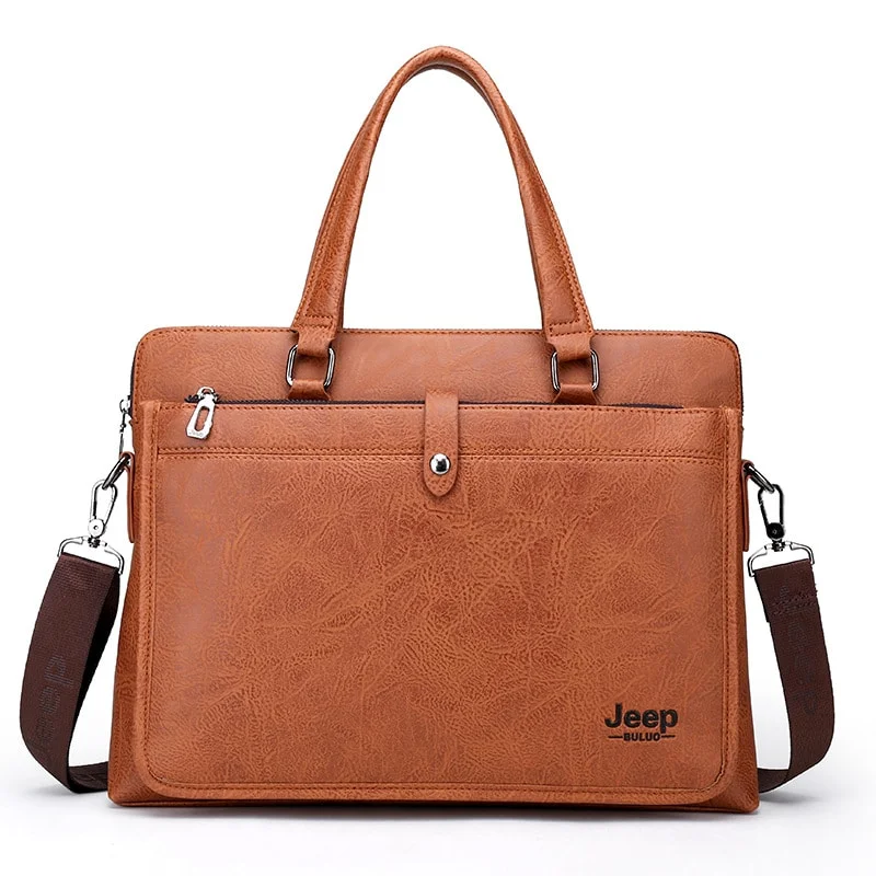 Pasta Social Com Bolsa Para Notebook Estilo Executivo Jeep Buluo® - Image 5