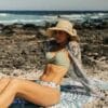 Biquíni de 3 Peças Tropical Cintura Alta com Efeito Silicone e Saída de Praia - Image 10