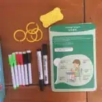 Caderno Educacional Reutilizável Para Praticar Escrita, Controlar a Caneta e Desenvolver a Mente